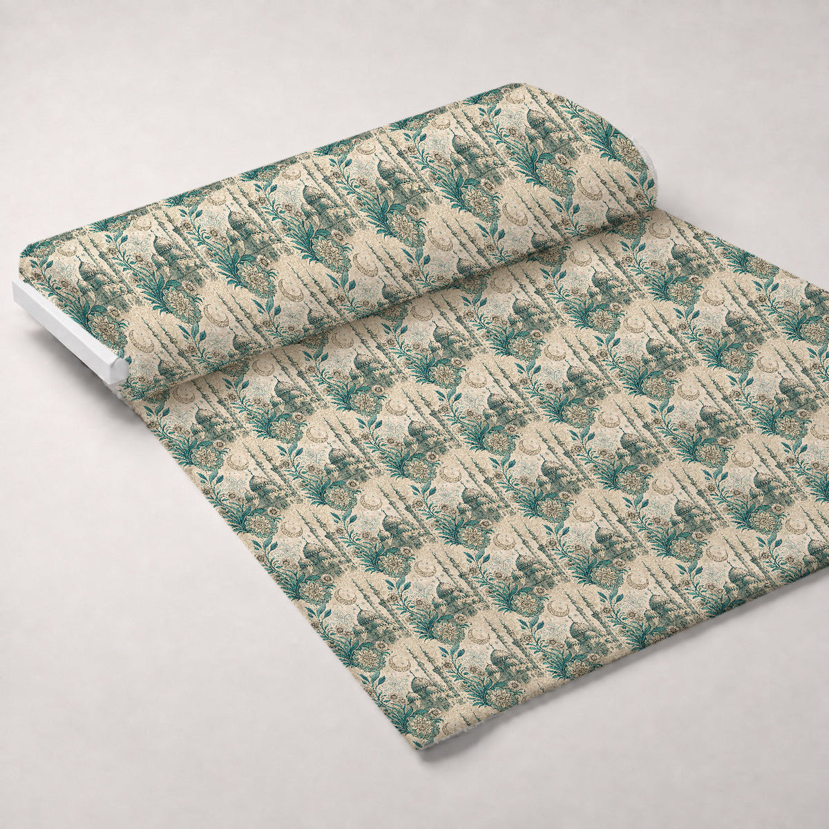 Islamic Blue Pattern 1 Minky Fabric