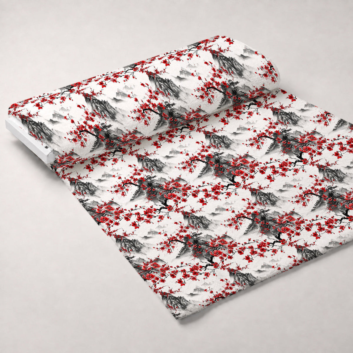 Japanese Cherry Blossoms 1 Minky Fabric