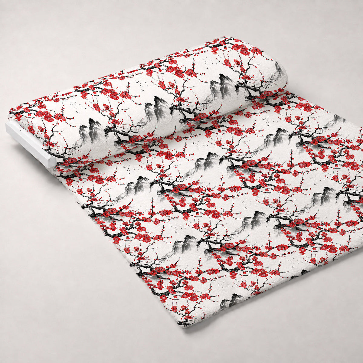 Japanese Cherry Blossoms 10 Minky Fabric