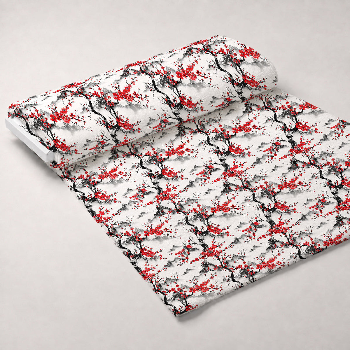 Japanese Cherry Blossoms 8 Minky Fabric