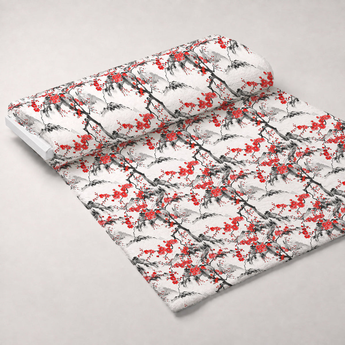 Japanese Cherry Blossoms 9 Minky Fabric