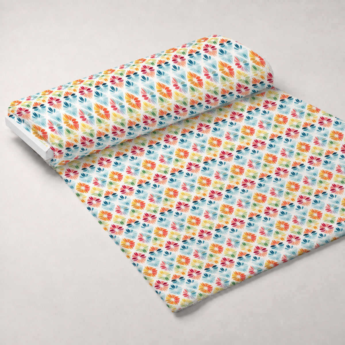 Kaleidoscope Blooms Pattern 6 Minky Fabric