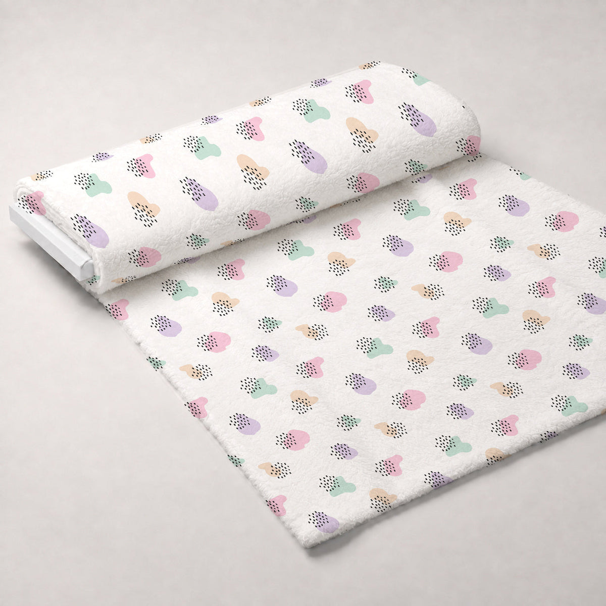 Kawaii Kitty Garden Pattern 6 Minky Fabric