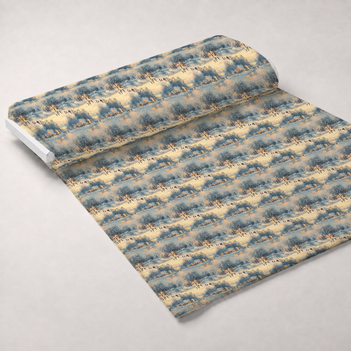 Lamplight Snowfall Pattern 17 Minky Fabric