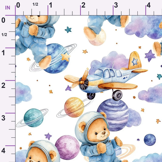 Little Cub Dreams Pattern 4 Minky Fabric