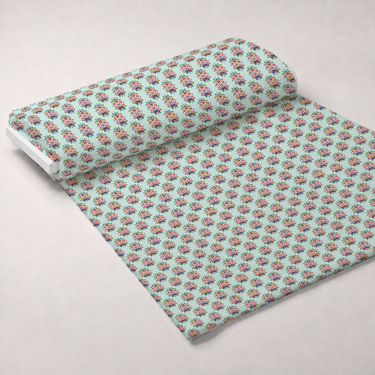 Lotus Meditation Pattern 4 Minky Fabric