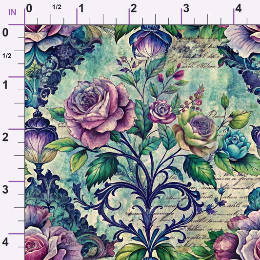 Love Letter Blooms Pattern 7 Minky Fabric