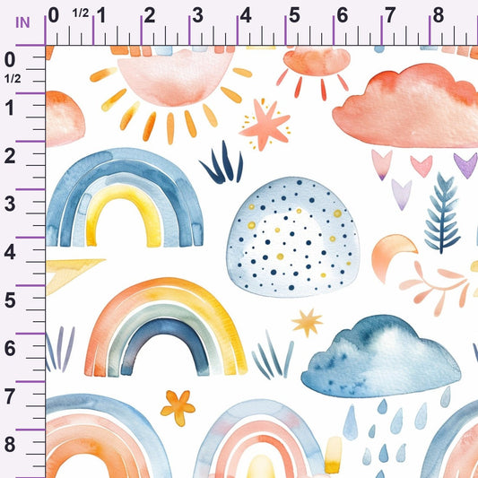 Lullaby Skies Pattern 25 Minky Fabric
