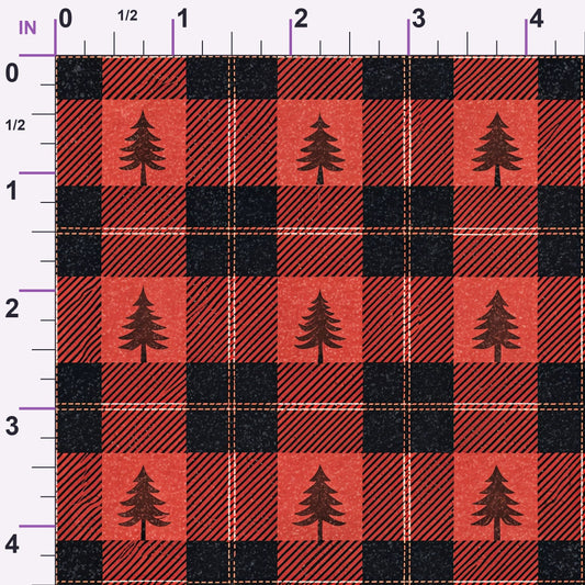 Lumberjack Lodge Pattern 5 Minky Fabric