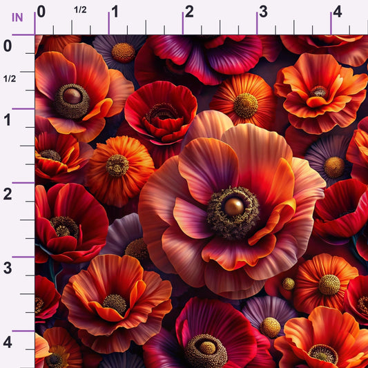 Lush Blooms Pattern 12 Minky Fabric