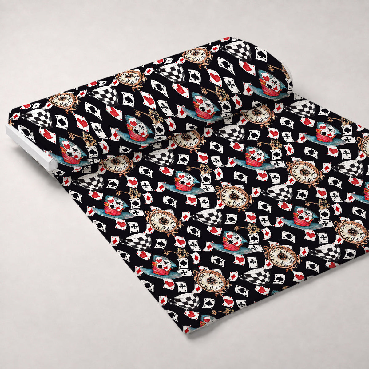 Mad Hatter Harlequin Pattern 1 Minky Fabric