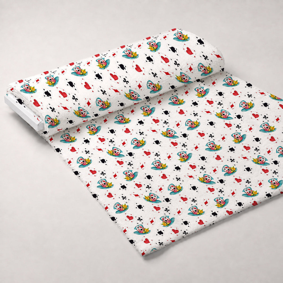 Mad Hatter Harlequin Pattern 12 Minky Fabric