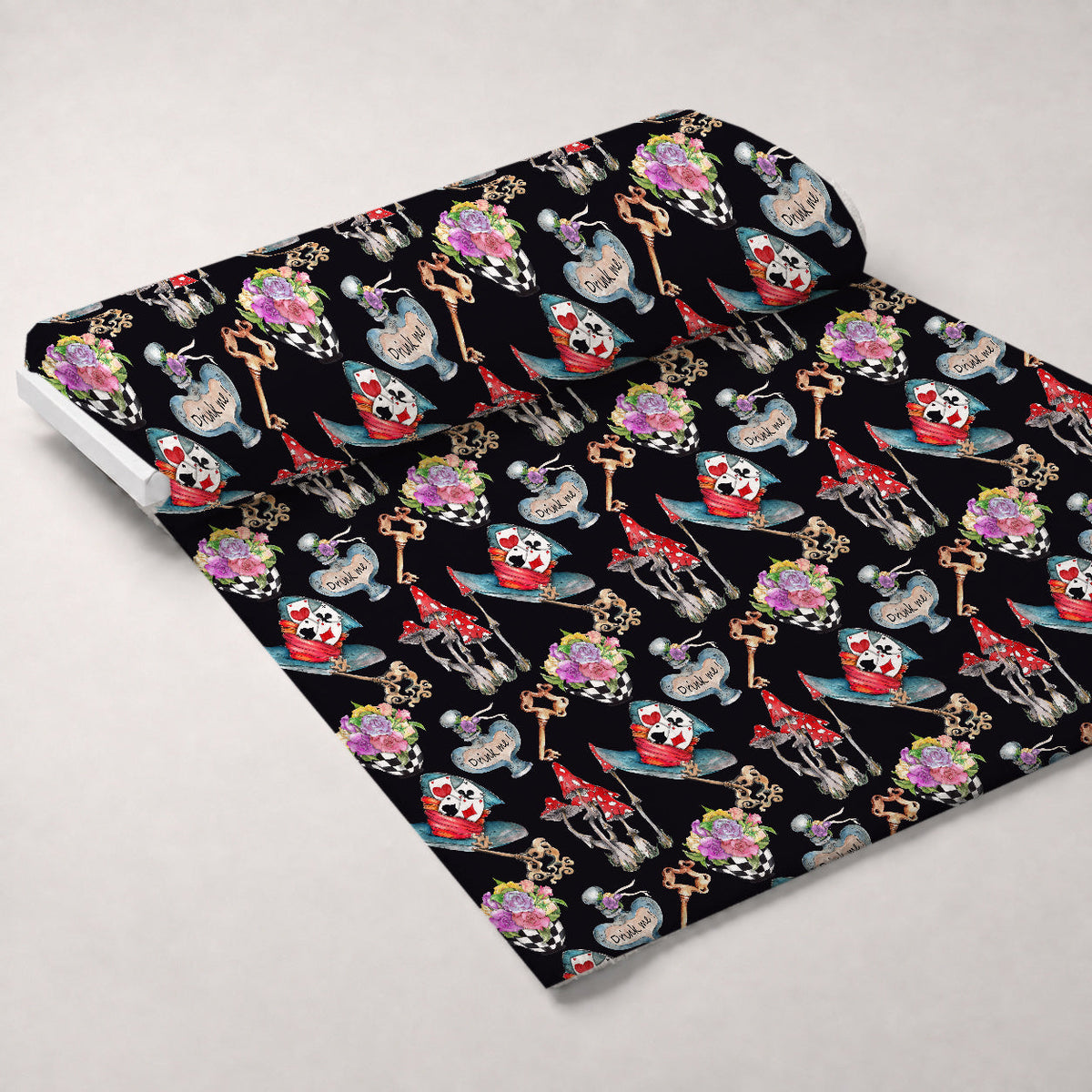 Mad Hatter Harlequin Pattern 8 Minky Fabric