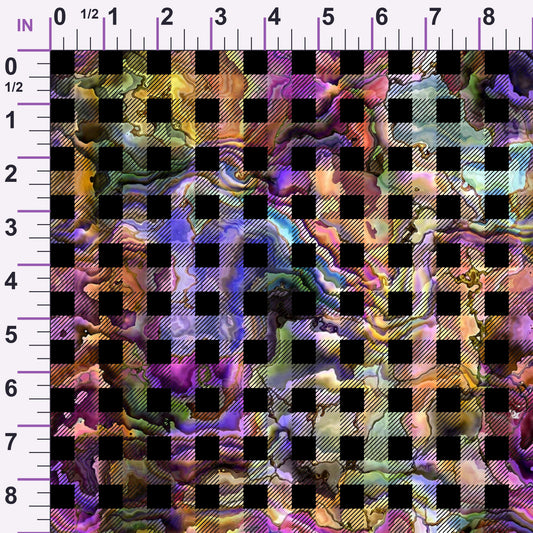 Marbled Opal Pattern 21 Minky Fabric