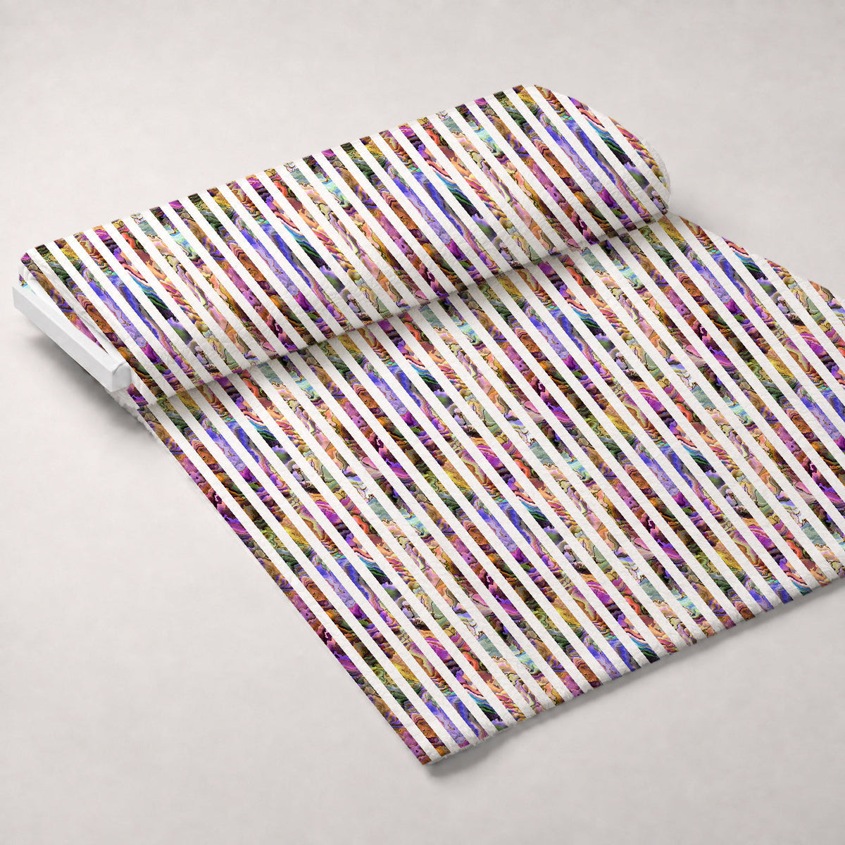 Marbled Opal Pattern 33 Minky Fabric