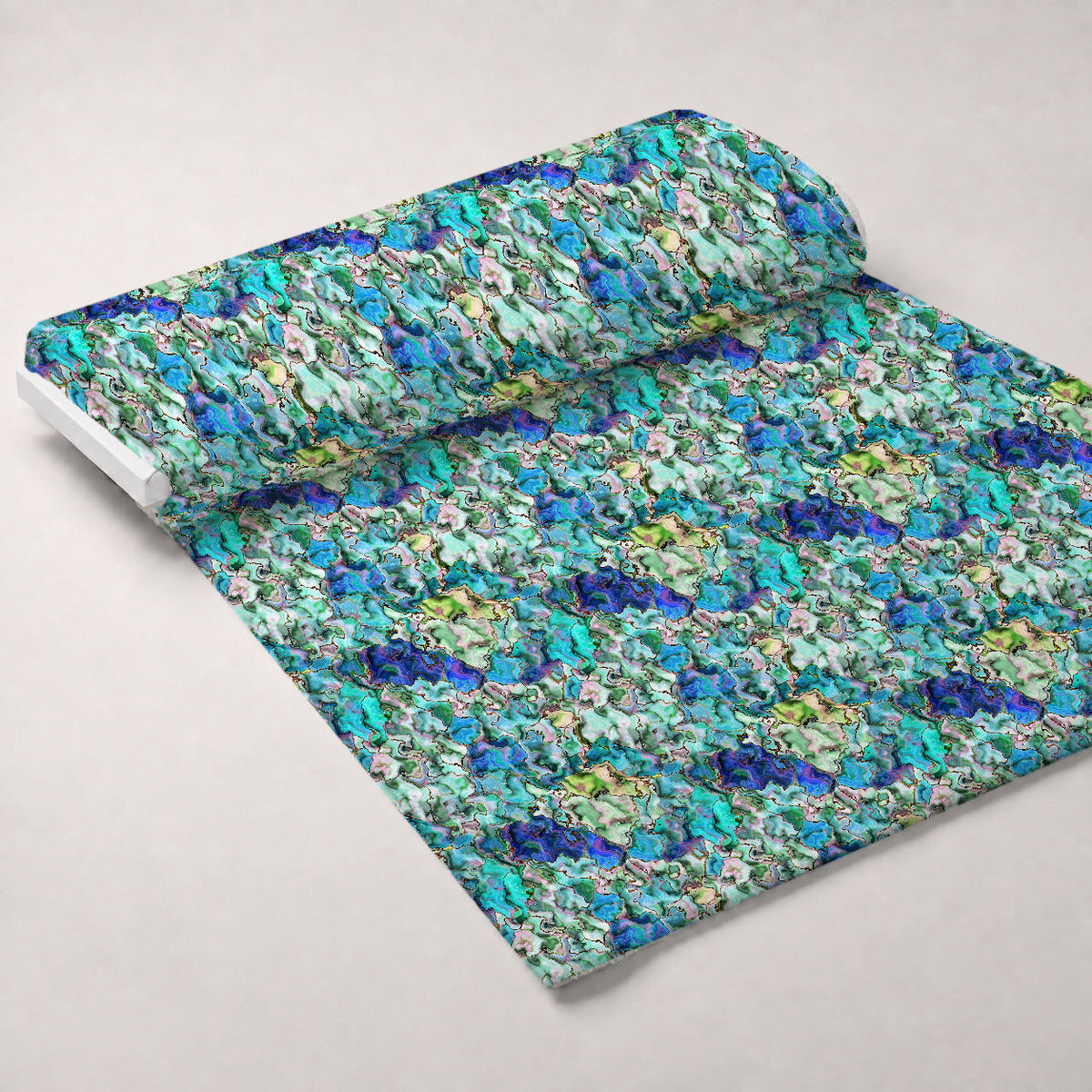Marbled Opal Pattern 5 Minky Fabric