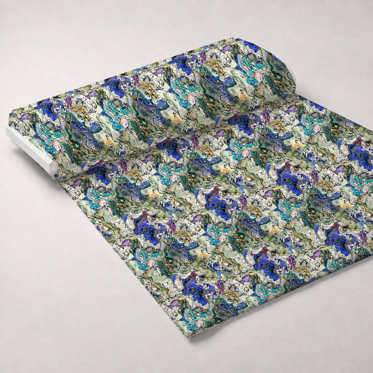 Marbled Opal Pattern 8 Minky Fabric