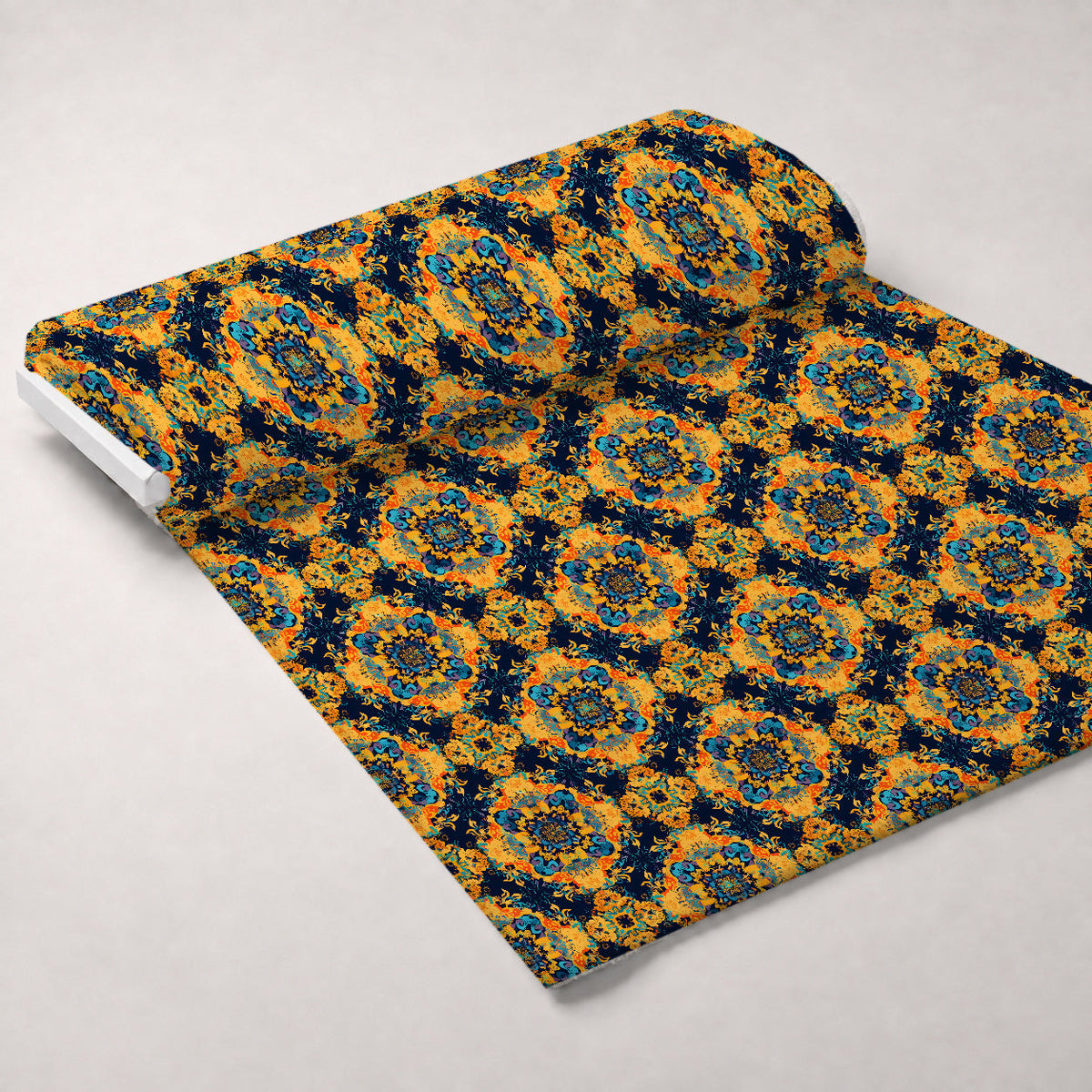 Marigold Mosaic Pattern 11 Minky Fabric