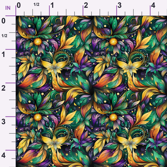 Masquerade Jewels Pattern 2 Minky Fabric