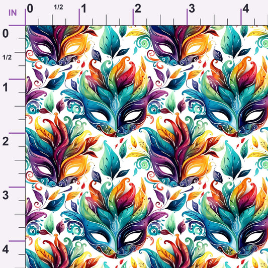 Masquerade Jewels Pattern 8 Minky Fabric