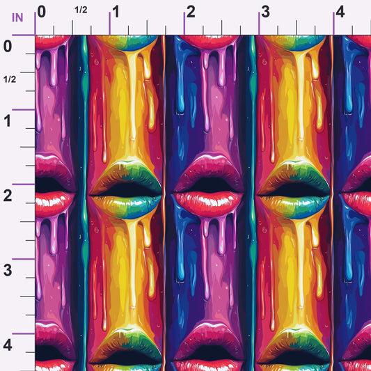 Melting Kisses Pattern 1 Minky Fabric