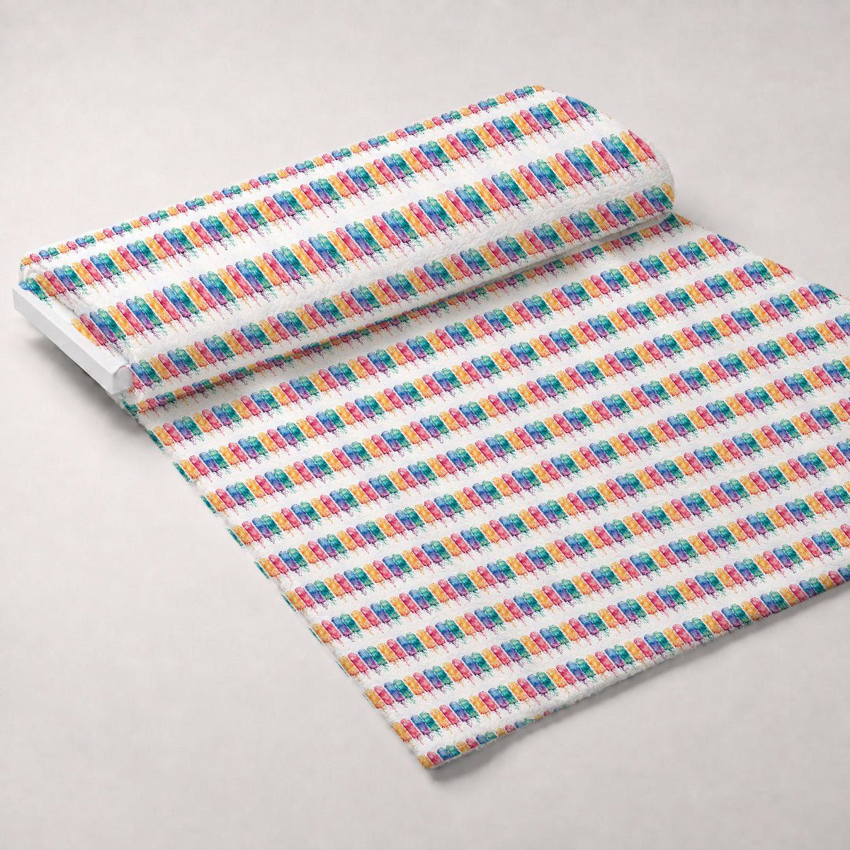 Melty Rainbow Pops Pattern 1 Minky Fabric