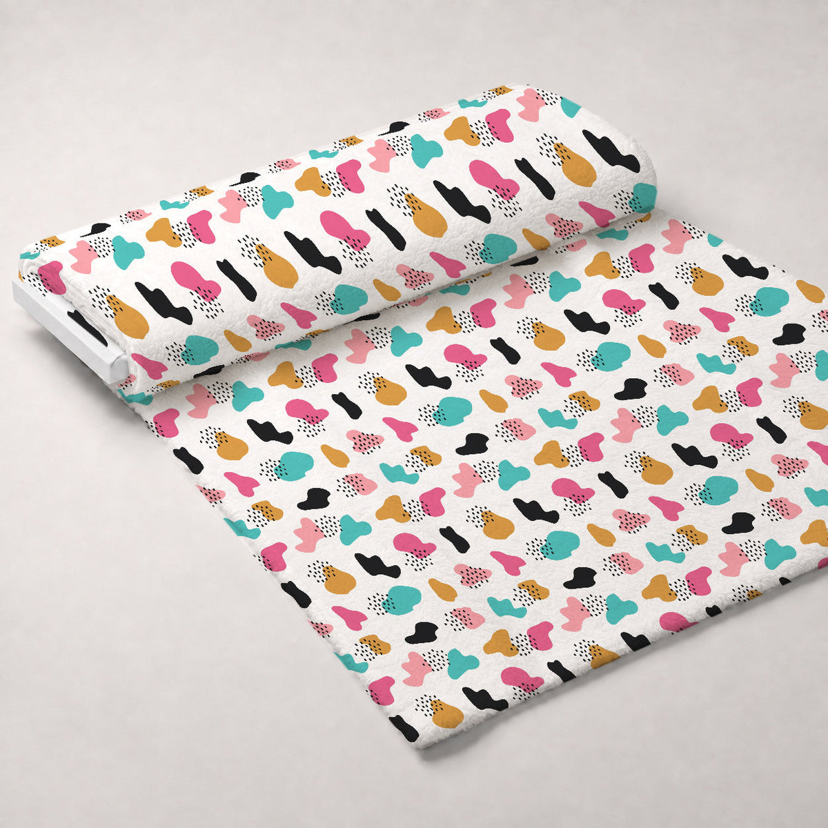 Memphis Confetti Pattern 15 Minky Fabric