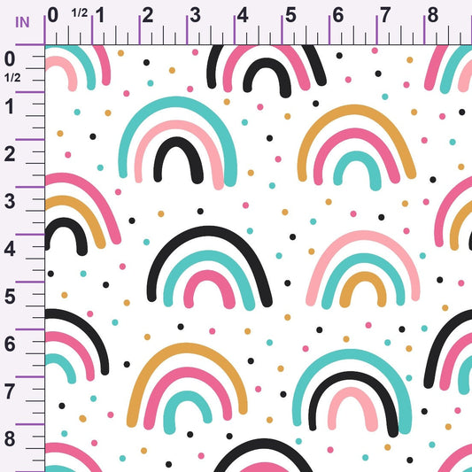 Memphis Confetti Pattern 8 Minky Fabric