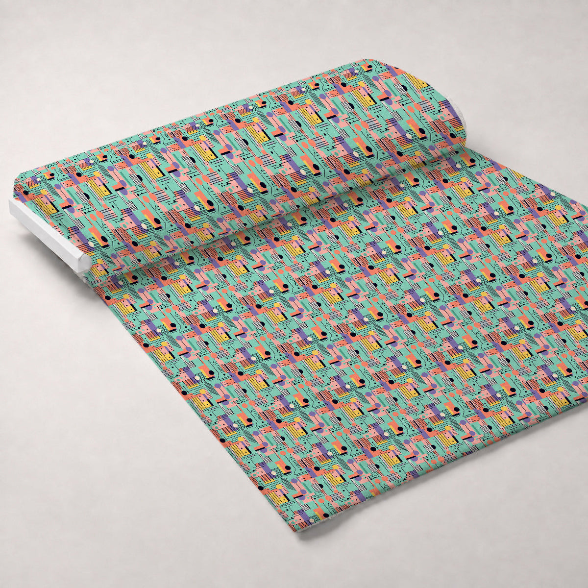 Memphis Pop Pattern 5 Minky Fabric