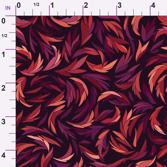 Merlot Mosaic Pattern 15 Minky Fabric