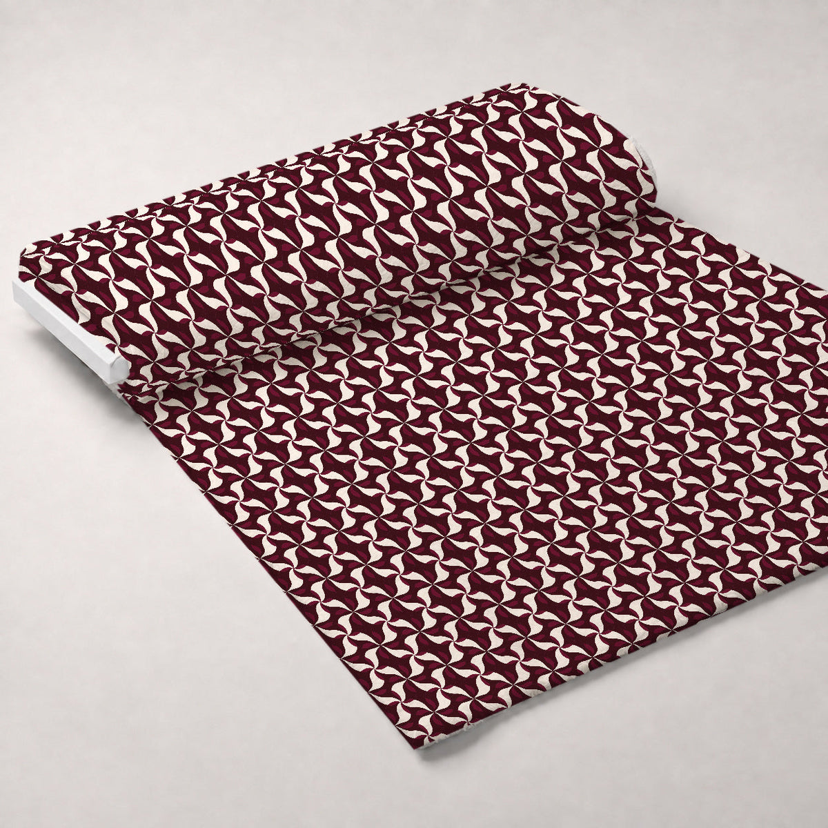 Merlot Mosaic Pattern 9 Minky Fabric