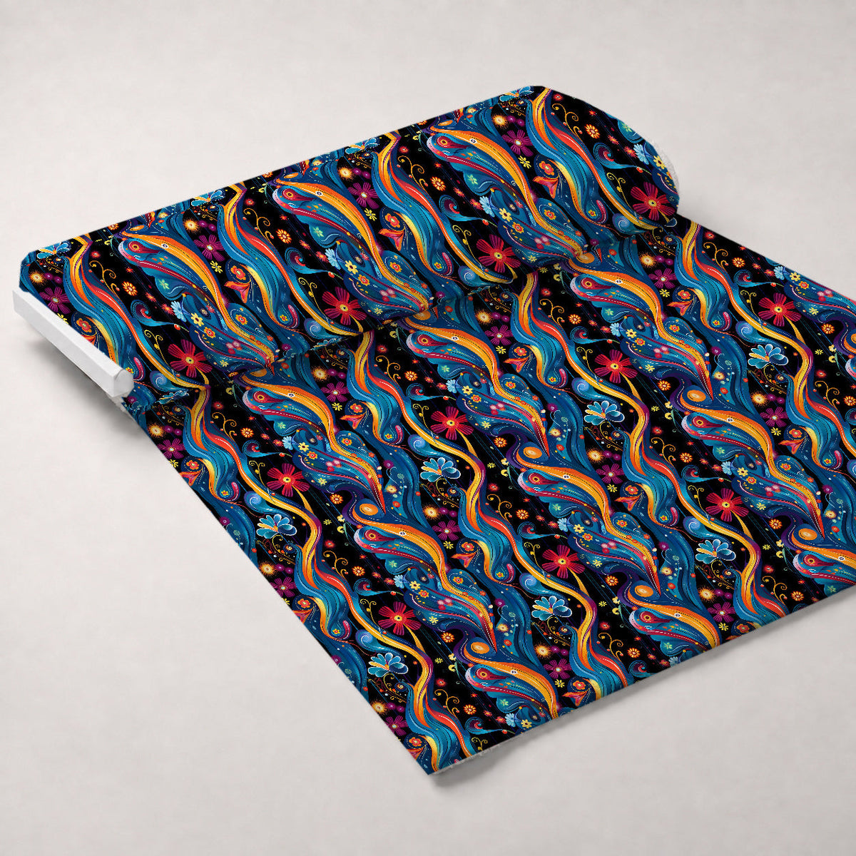 Midnight Fiesta Pattern 4 Minky Fabric