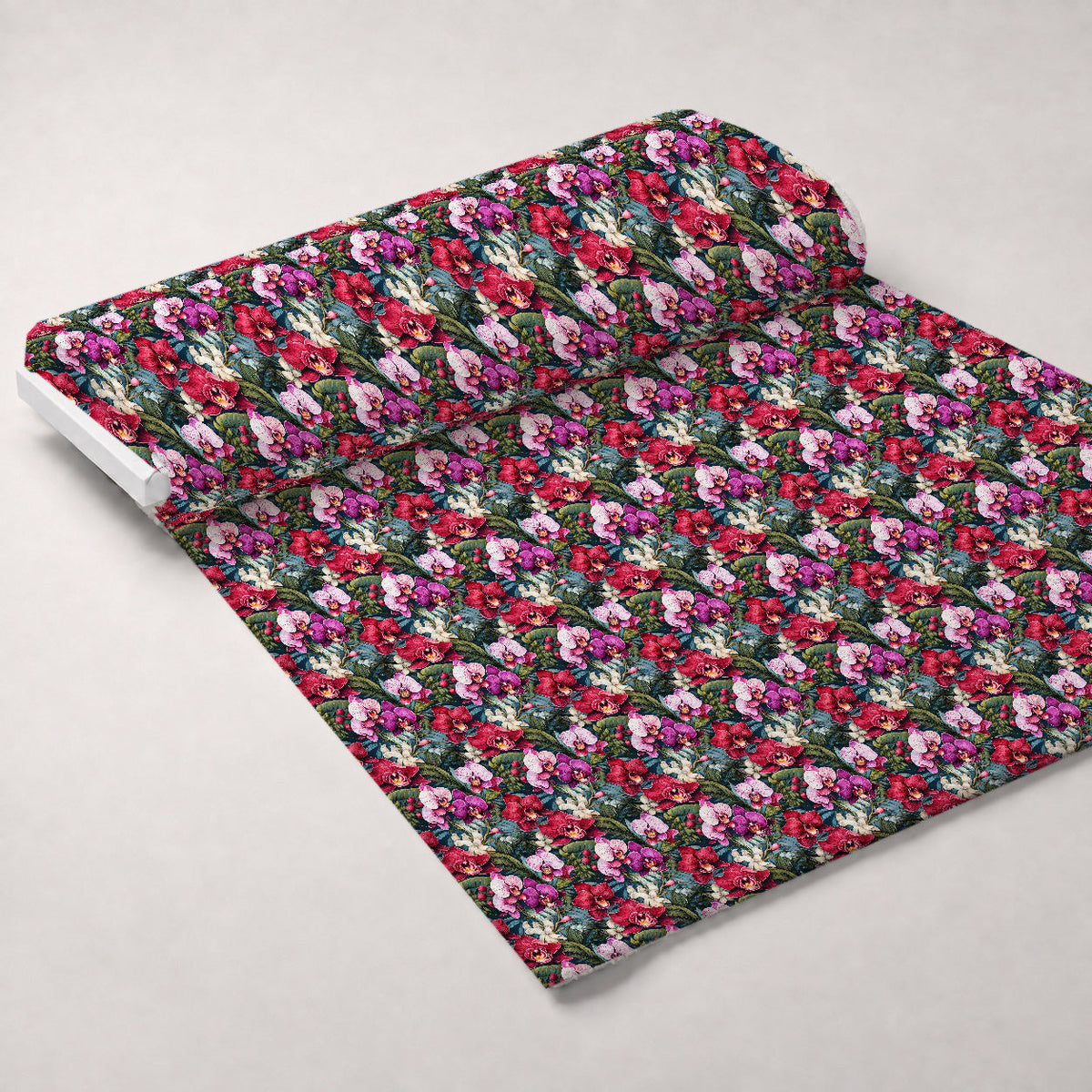 Midnight Jungle Blooms Pattern 12 Minky Fabric