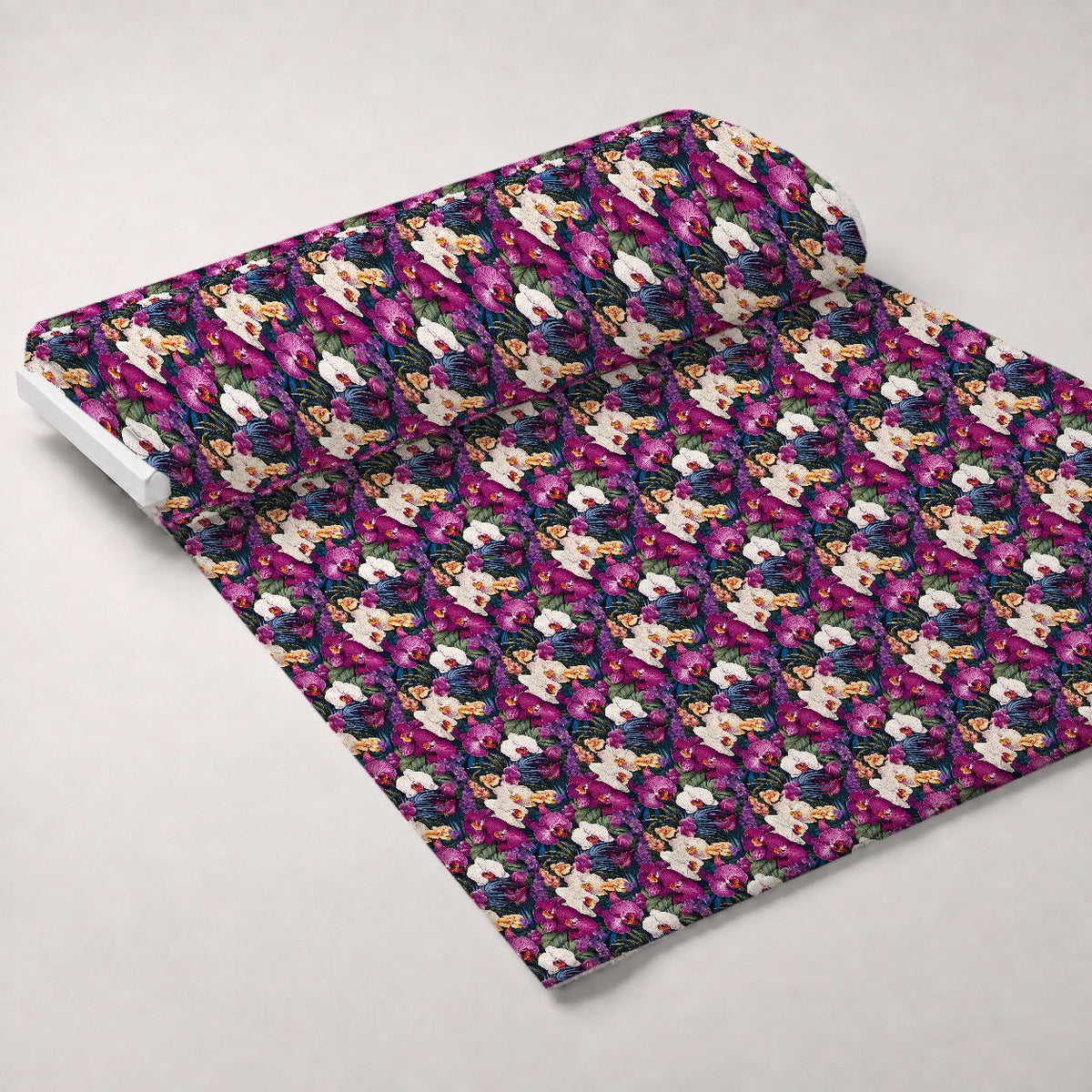 Midnight Jungle Blooms Pattern 2 Minky Fabric