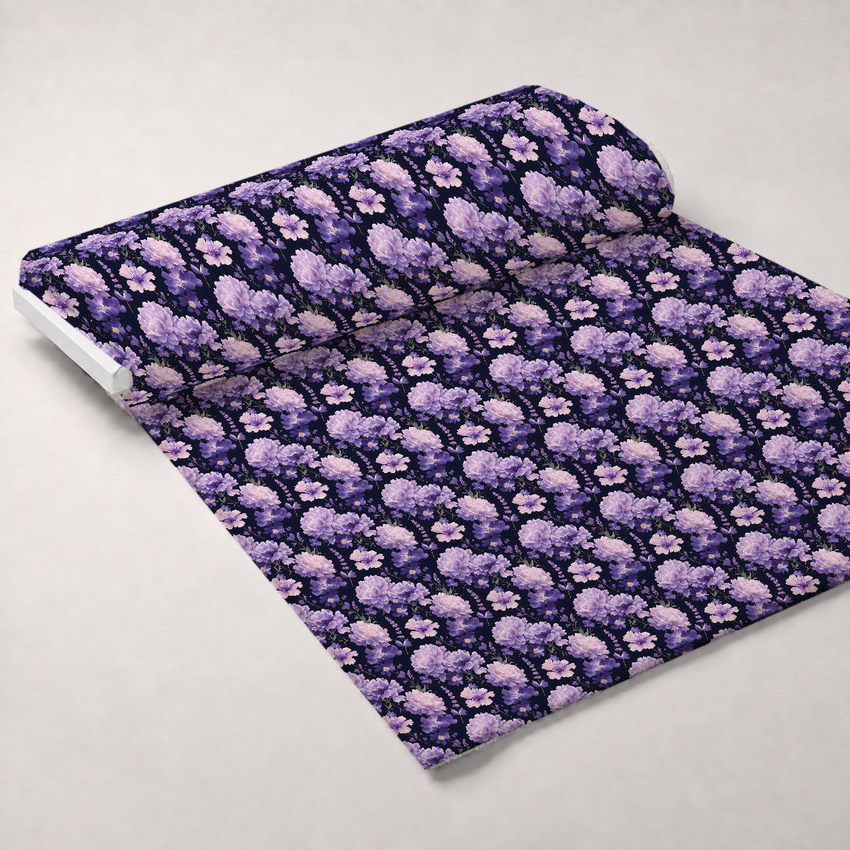 Midnight Lavender Pattern 3 Minky Fabric