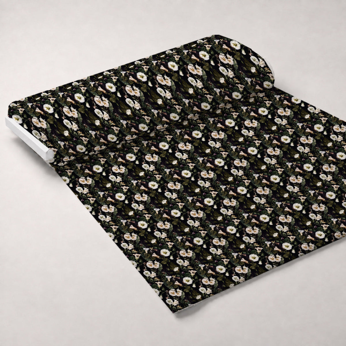 Midnight Moonflowers Pattern 7 Minky Fabric