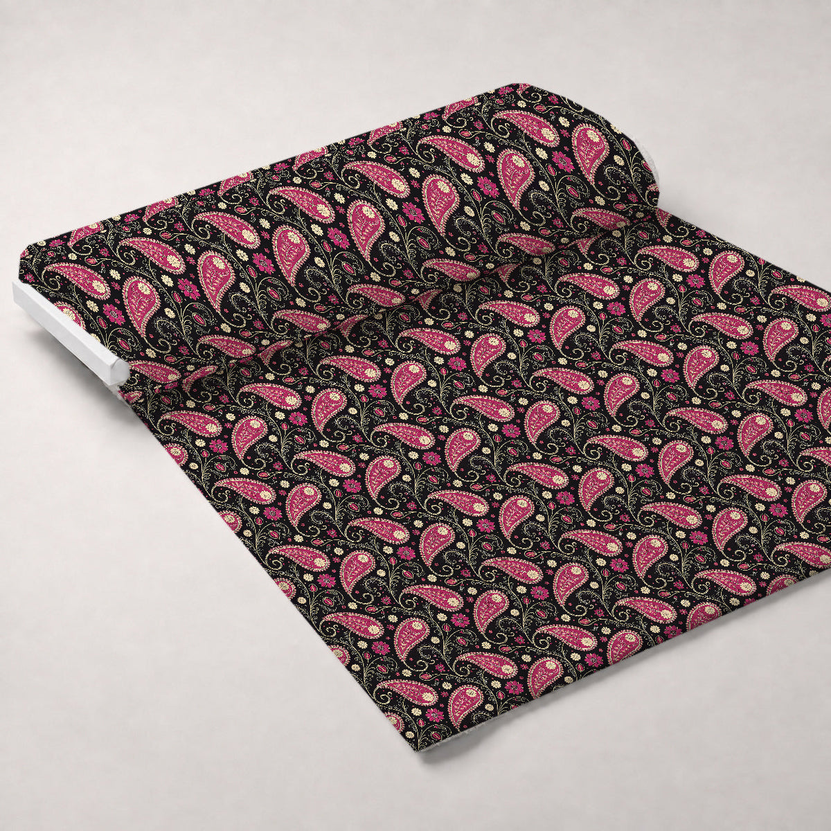 Midnight Paisley Garden Pattern 18 Minky Fabric