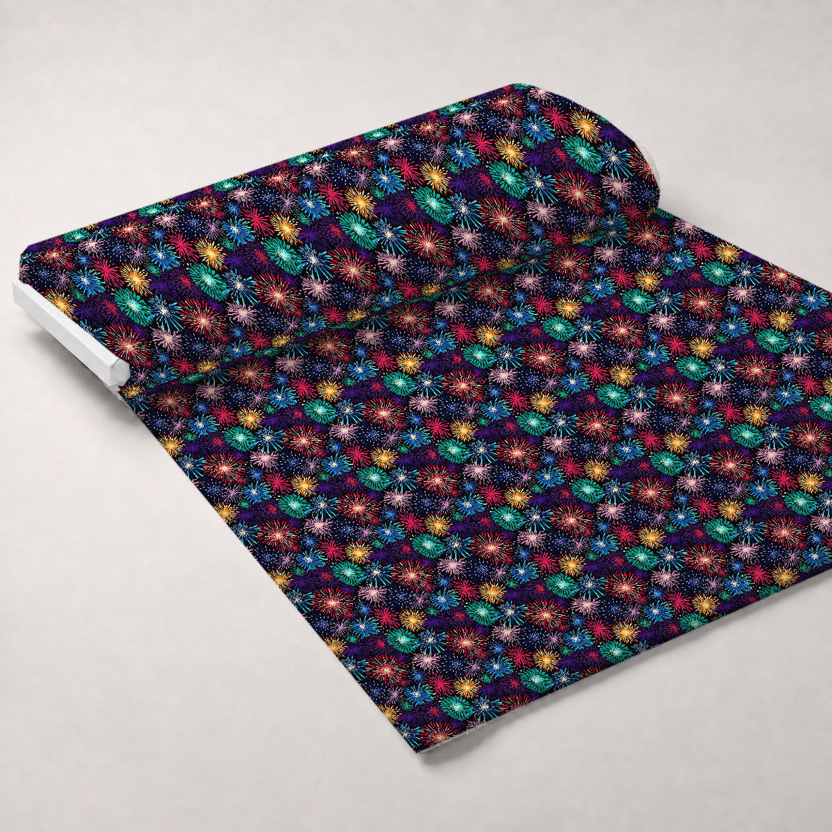 Midnight Starbursts Pattern 4 Minky Fabric