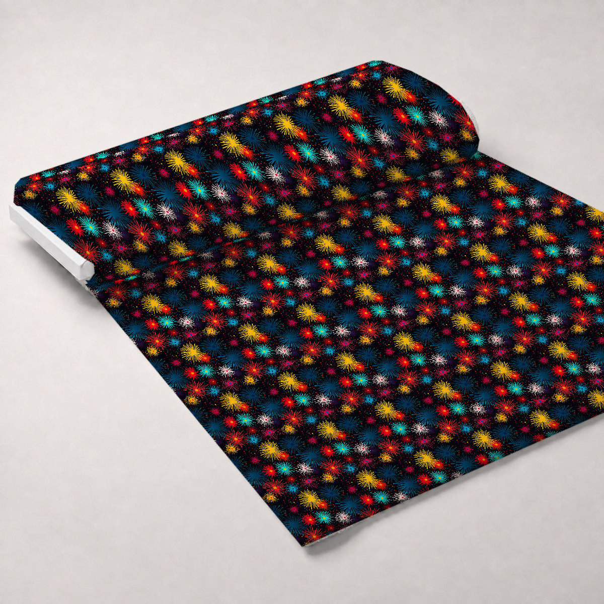 Midnight Starbursts Pattern 9 Minky Fabric