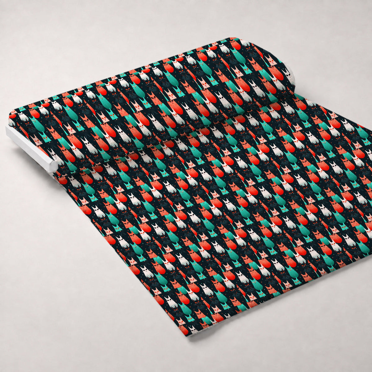 Midnight Whiskers Pattern 6 Minky Fabric