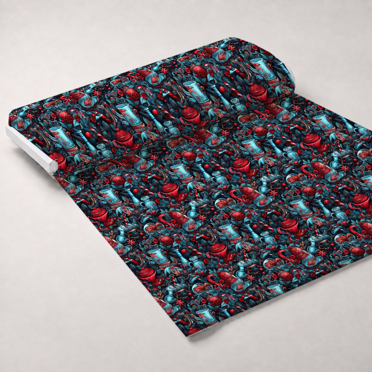 Midnight Yuletide Pattern 1 Minky Fabric