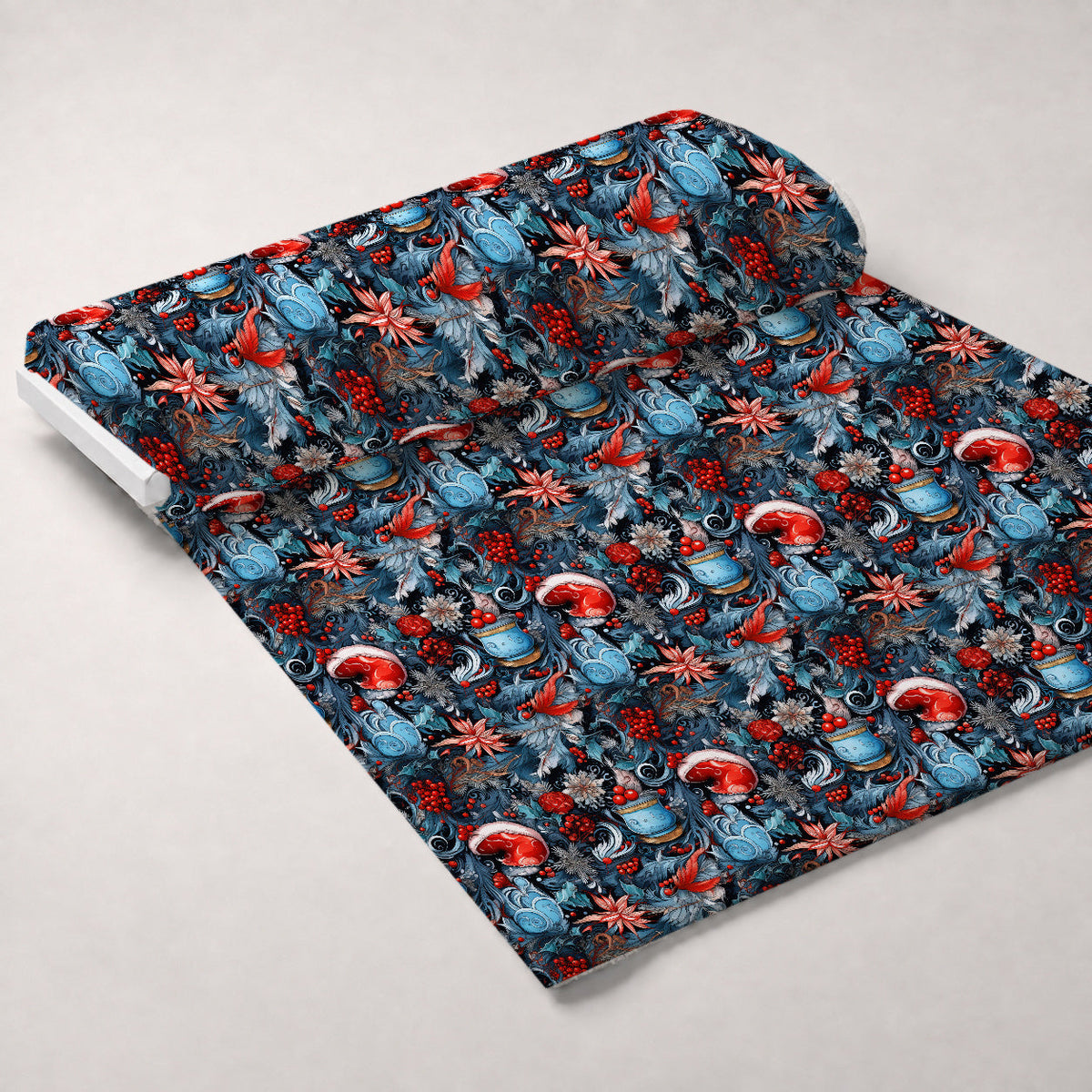 Midnight Yuletide Pattern 9 Minky Fabric
