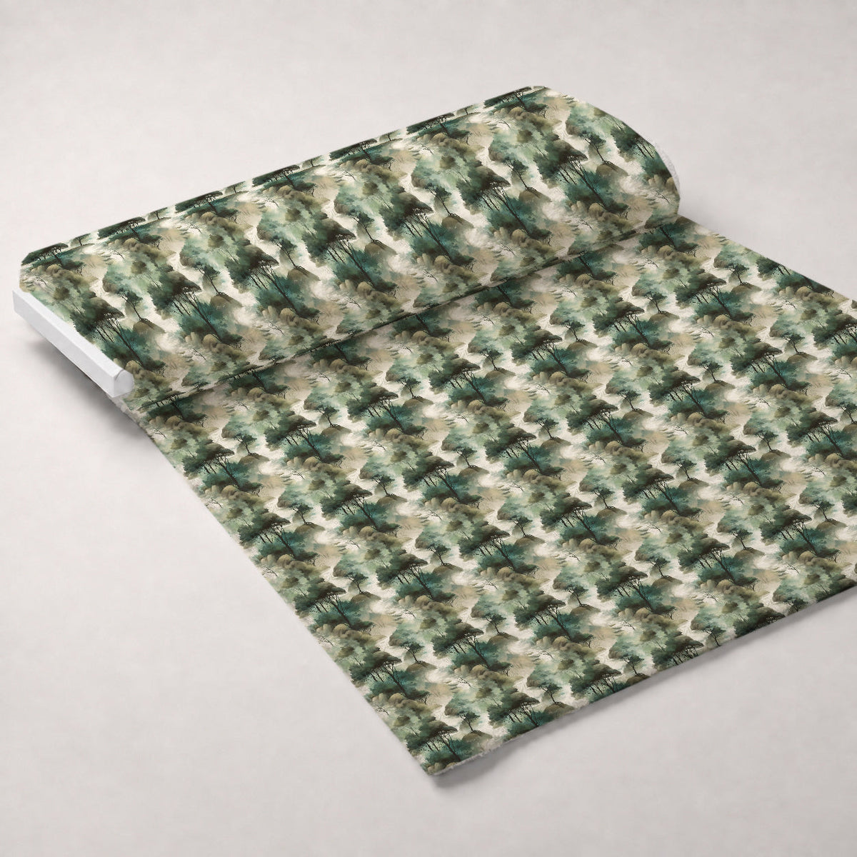 Misty Woodland Brook Pattern 1 Minky Fabric