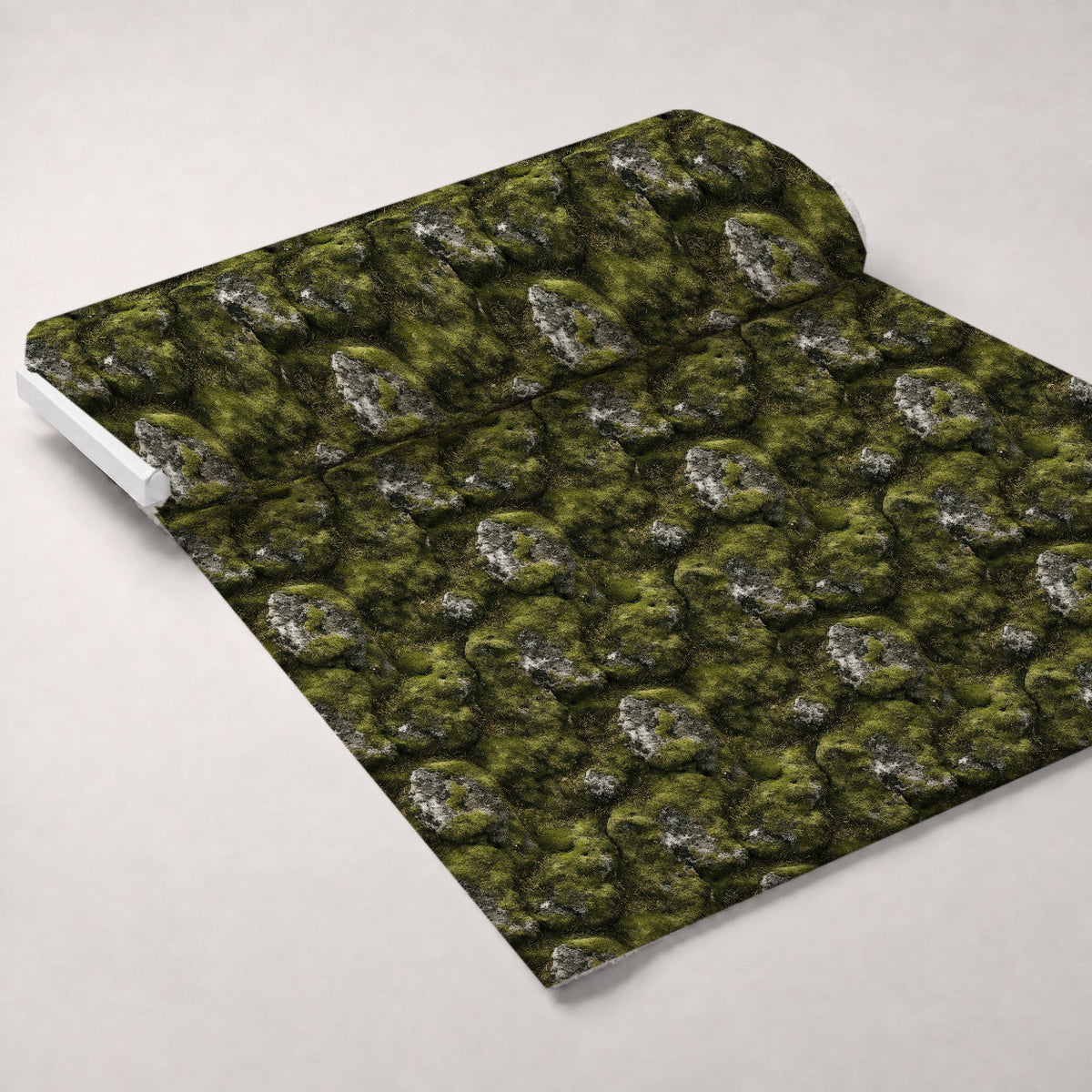 Moss Textures Pattern 5 Minky Fabric