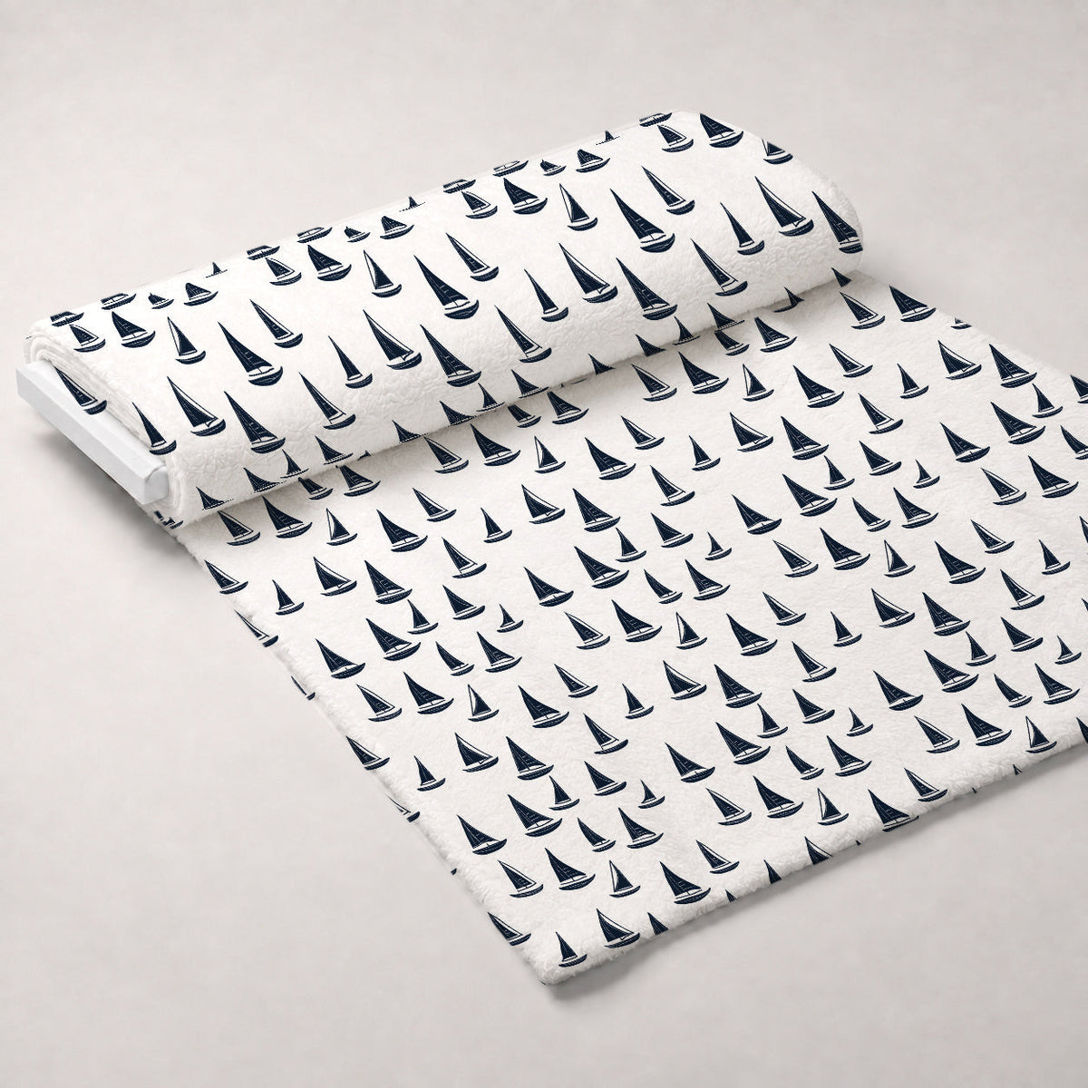 Navy Harbor Pattern 8 Minky Fabric