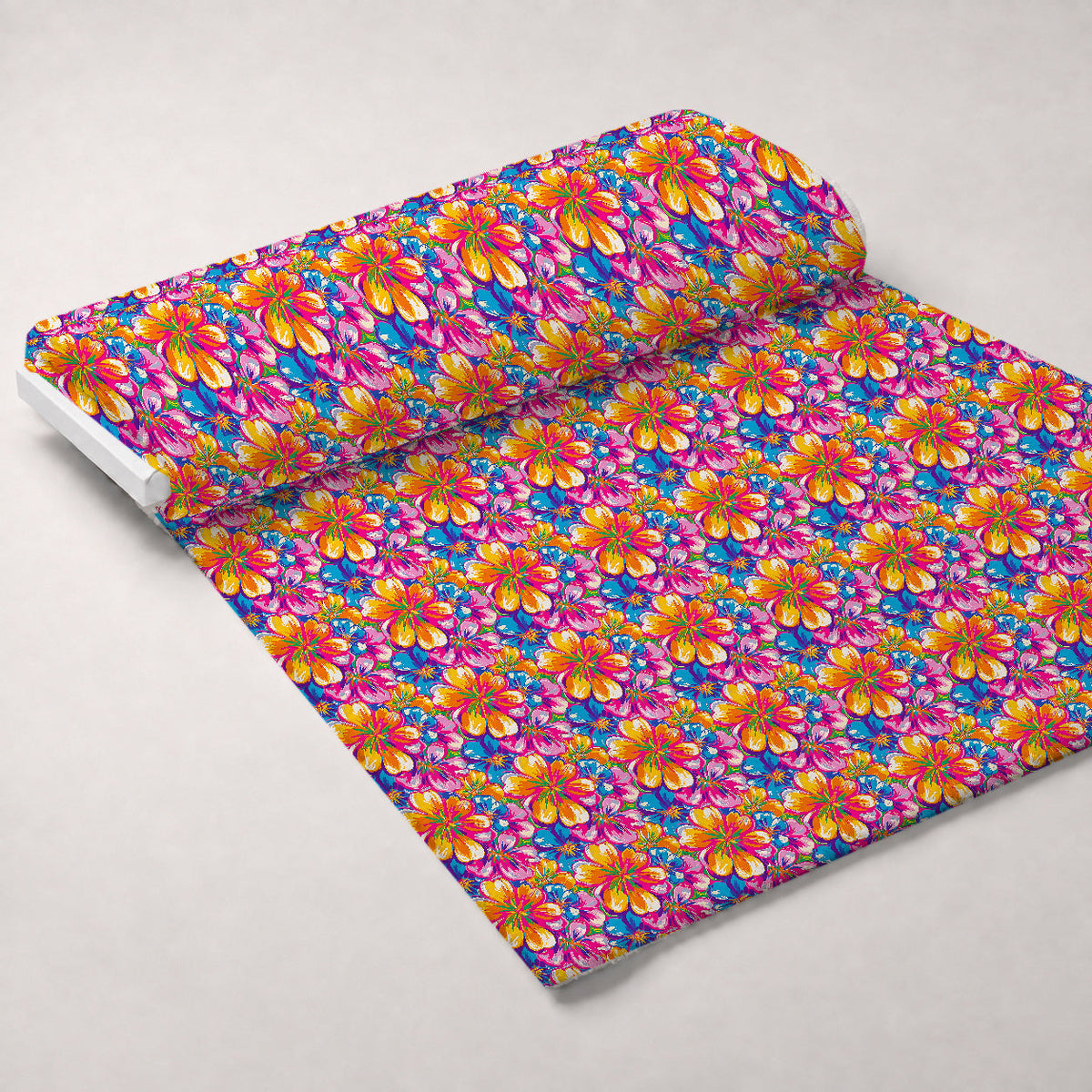 Neon Petal Pop Pattern 9 Minky Fabric