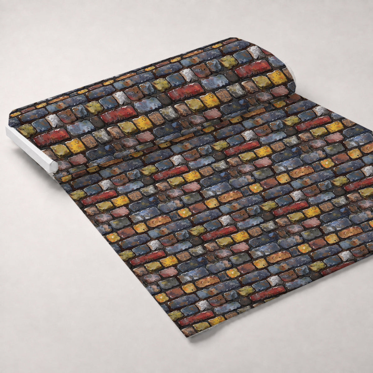 Painted Masonry Pattern 31 Minky Fabric