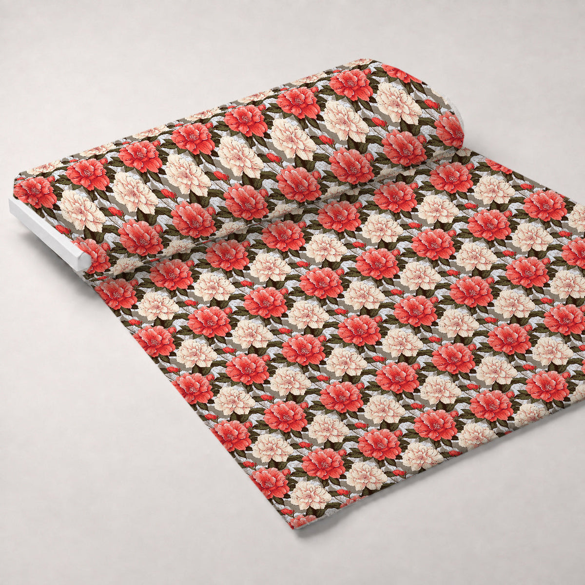 Painted Peonies Pattern 12 Minky Fabric