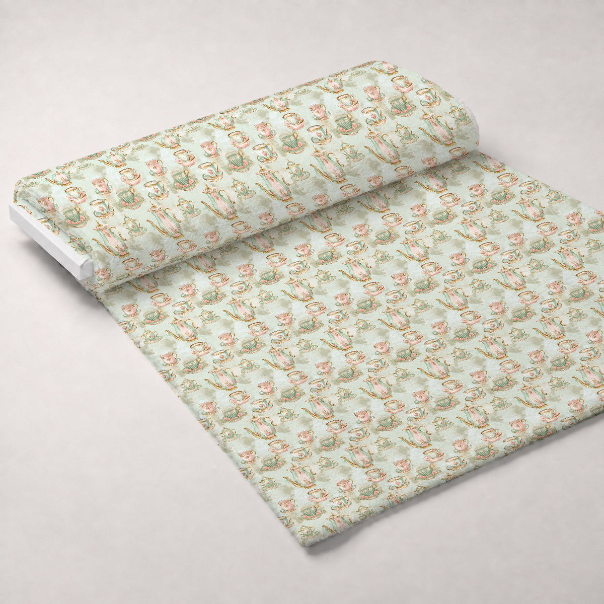 Pastel Porcelain Pattern 4 Minky Fabric