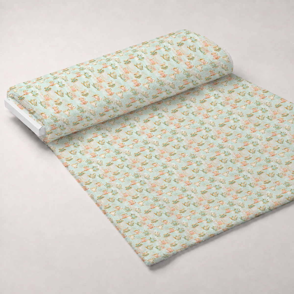 Pastel Porcelain Pattern 6 Minky Fabric